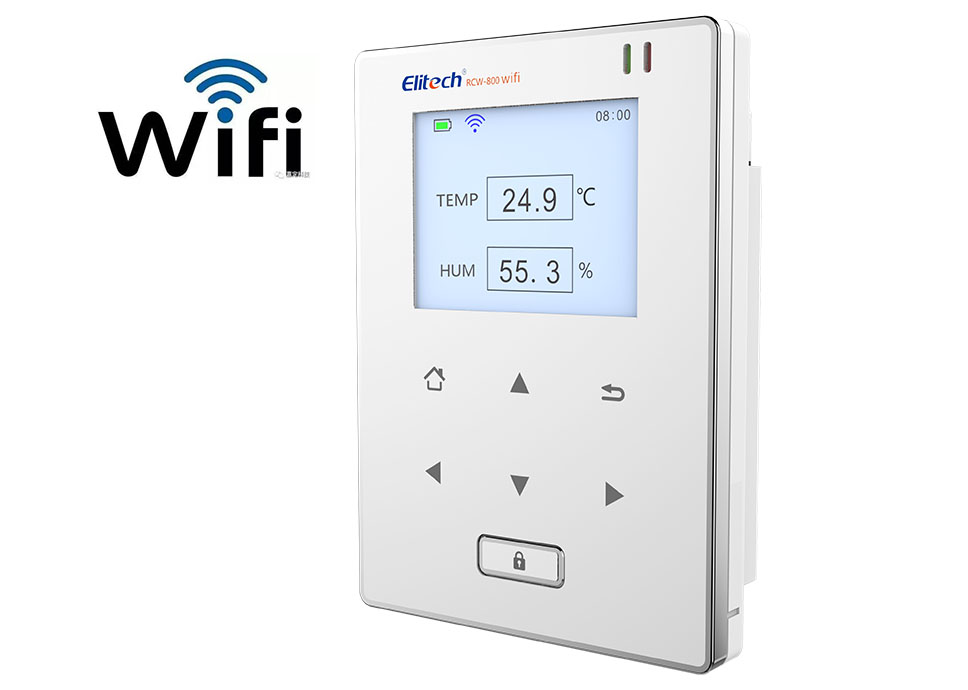 Elitech RCW-800 WiFi Temperature and Humidity Data Logger Wireless Intelligent Remote Monitor 