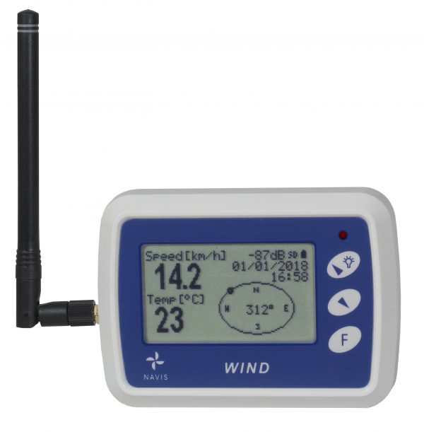 WL 12 - WIRELESS ANEMOMETER / WIND LOGGER (Stand alone wind logging)