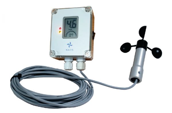 Y210/WS - WIRED ANEMOMETER WITH ALARMS FOR CONSTRUCTION SITES AND INDUSTRY