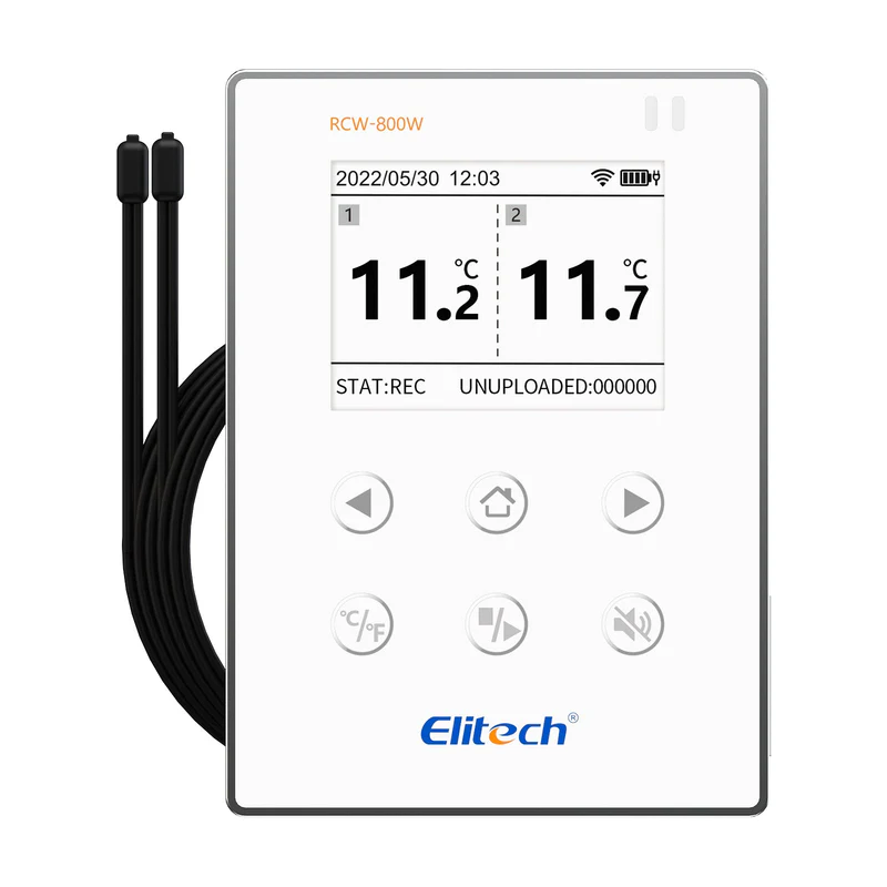 Elitech RCW-800W-TDE WiFi Dual Temperature Logger