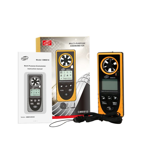 GM8910 - MULTI-PURPOSE HANDHELD ANEMOMETER - Image 5